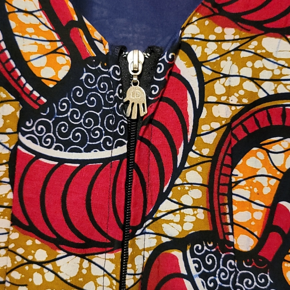 Hand made African print dress - Picture 6 of 11